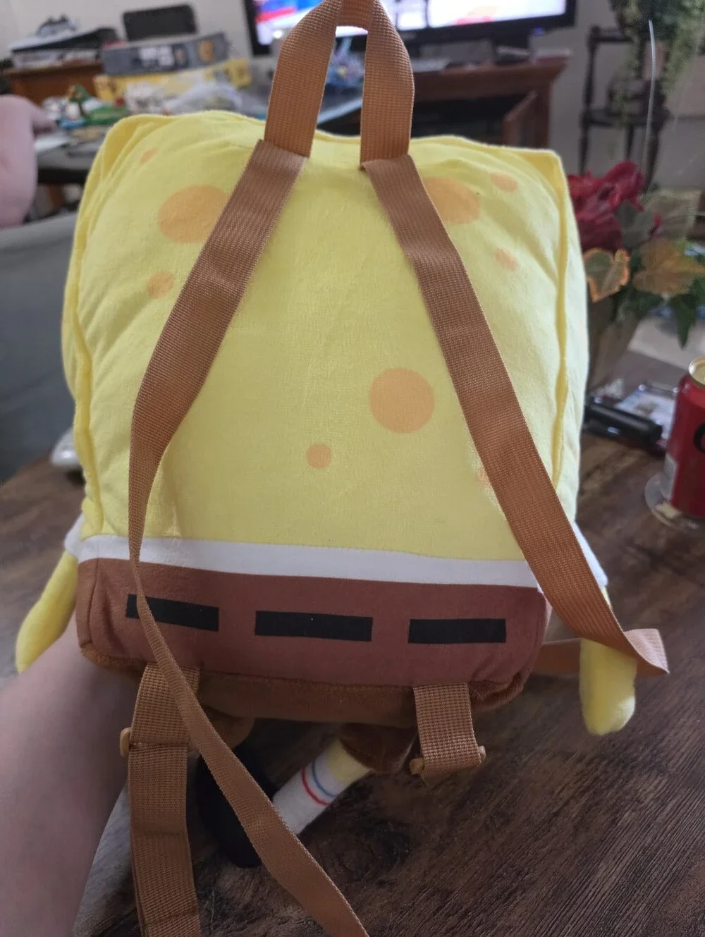 SpongeBob plush backpack